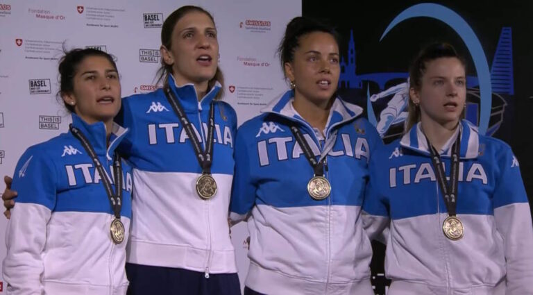 ALICE VOLPI È ORO CON LE AZZURRE NELLA PROVA A SQUADRE FEMMINILE DEI CAMPIONATI EUROPEI BASILEA 2024 