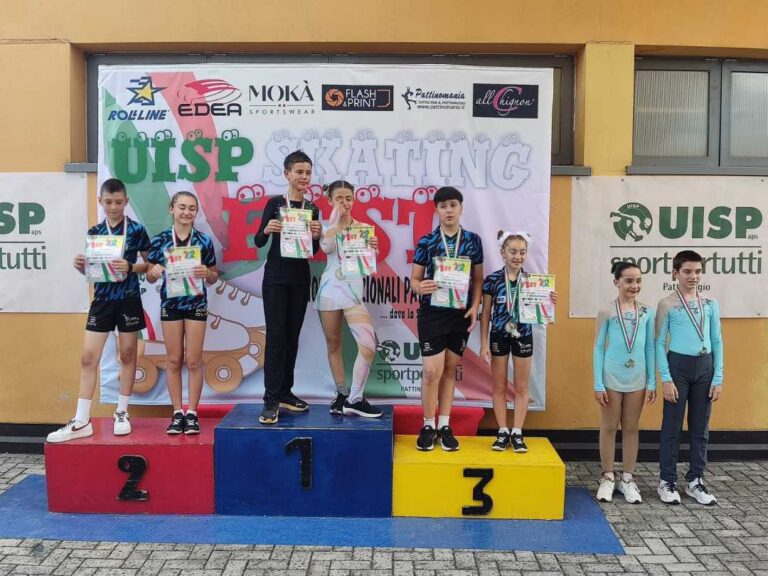 Pattinaggio Artistico a Rotelle: DVR sul podio ai Campionati Nazionali Uisp di Calderara di Reno