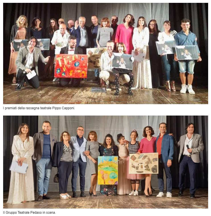 Un gàla di successo e denso di emozioni : lieto sipario al Premio Capponi di Pedaso 2024 