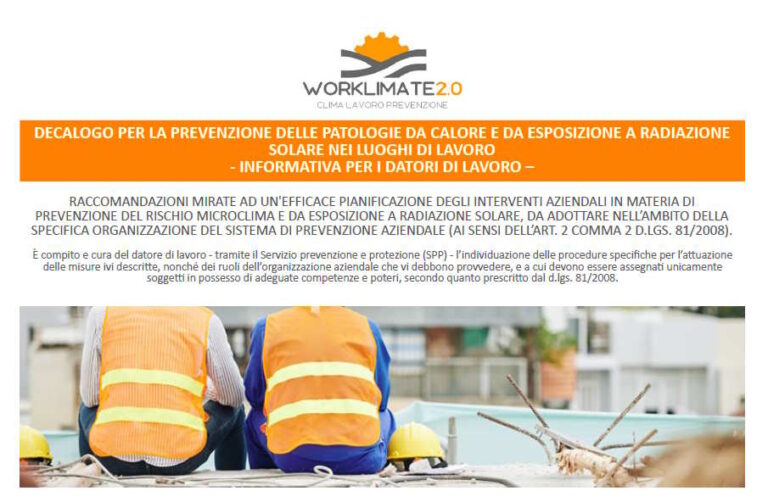 Prevenzione Rischi da Calore