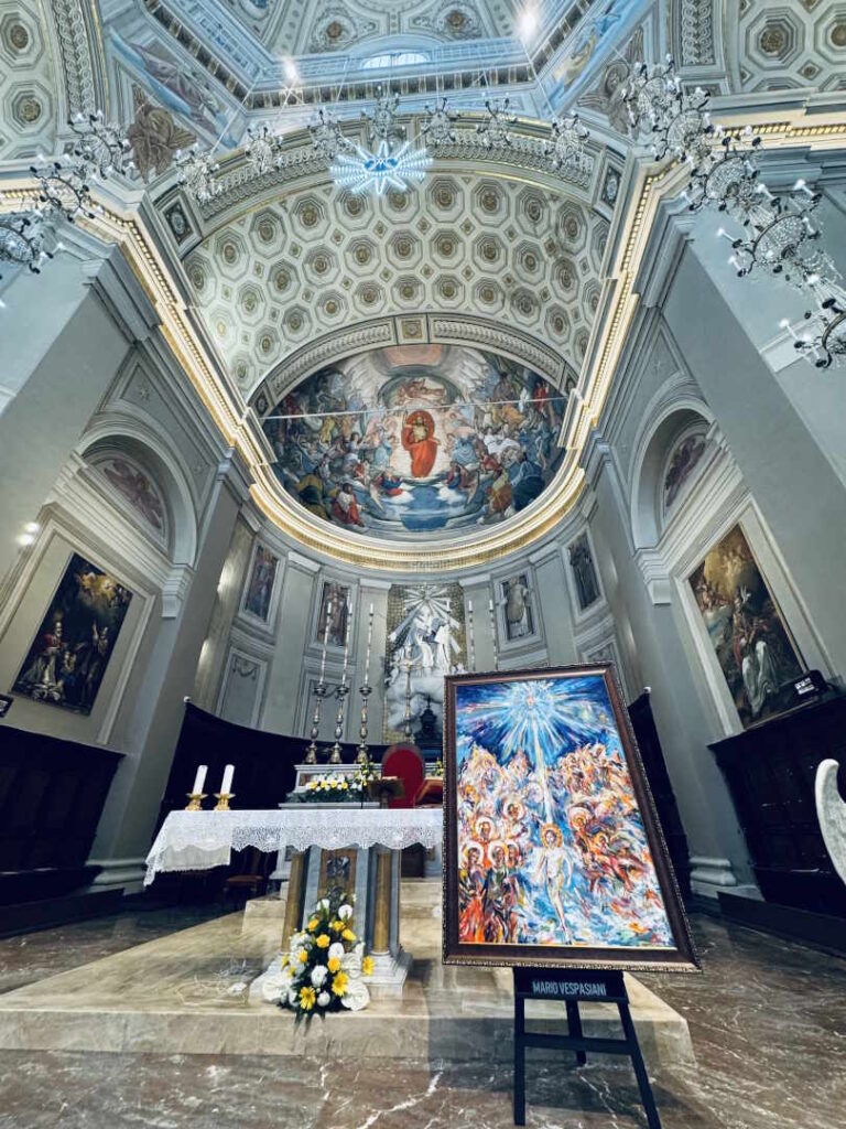 Mario Vespasiani stupisce ancora: suo è il capolavoro per l’Arcivescovo Palmieri