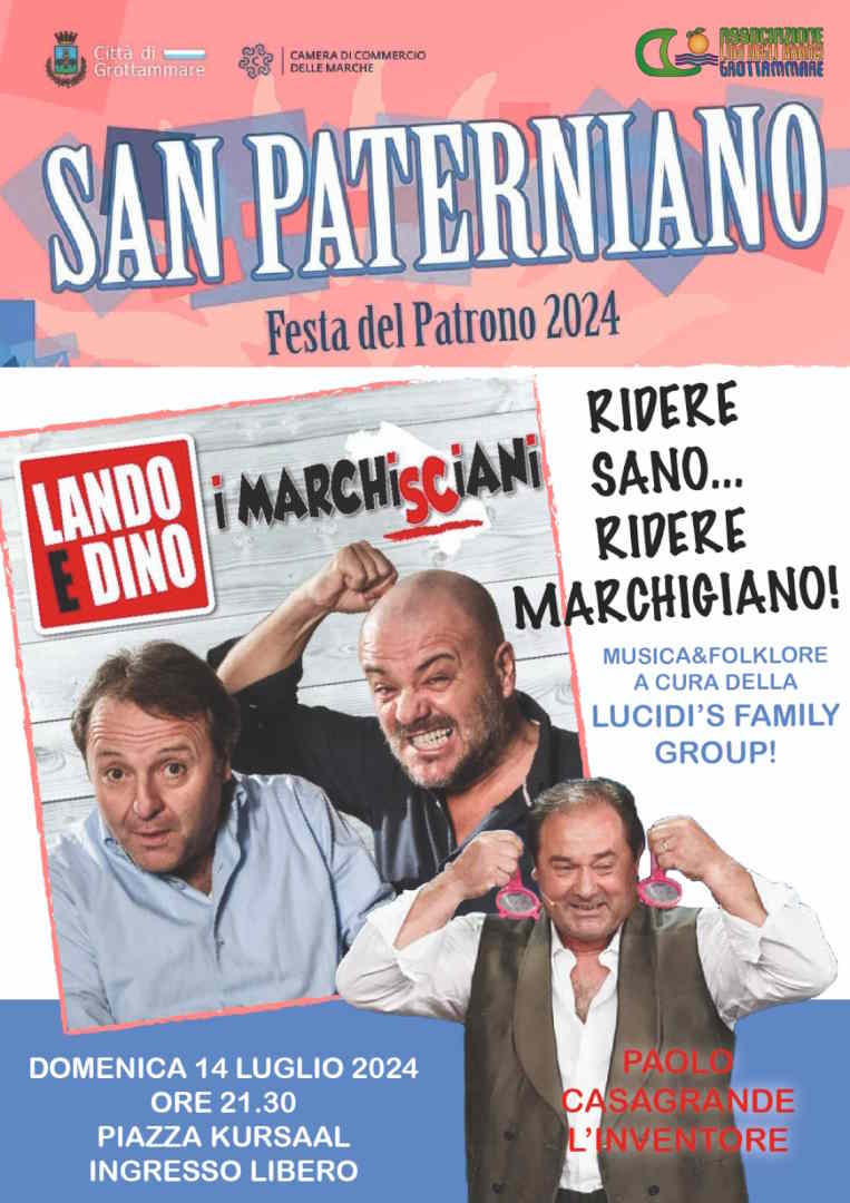 Ridere sano ridere marchigiano a San Paterniano!