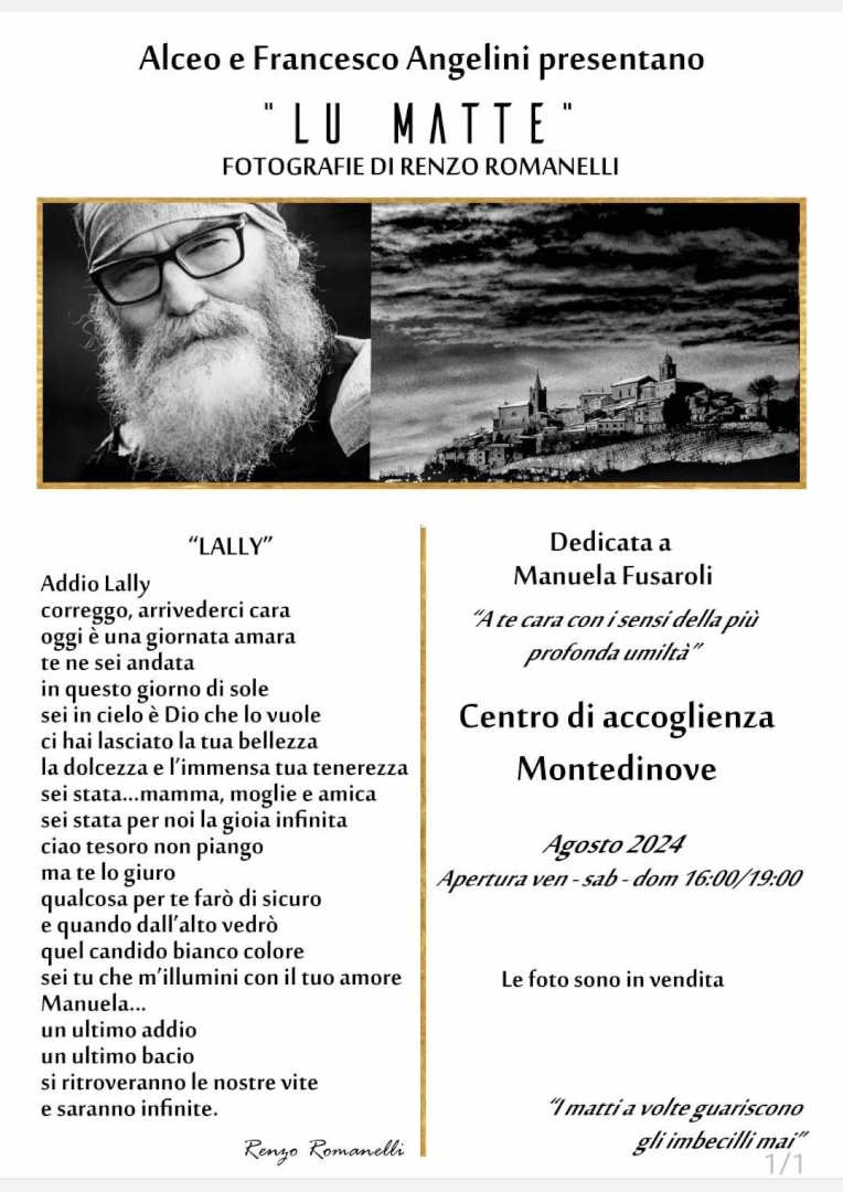 L’arte della fotografia di Renzo Romanelli a Montedinove