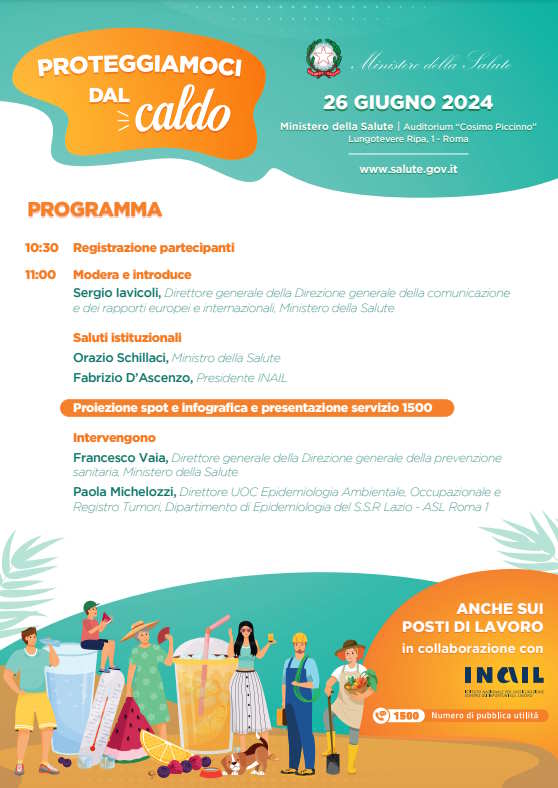 ONDATE DI CALORE, FINO AL 20 SETTEMBRE ATTIVO IL NUMERO DI PUBBLICA UTILITÀ 1500