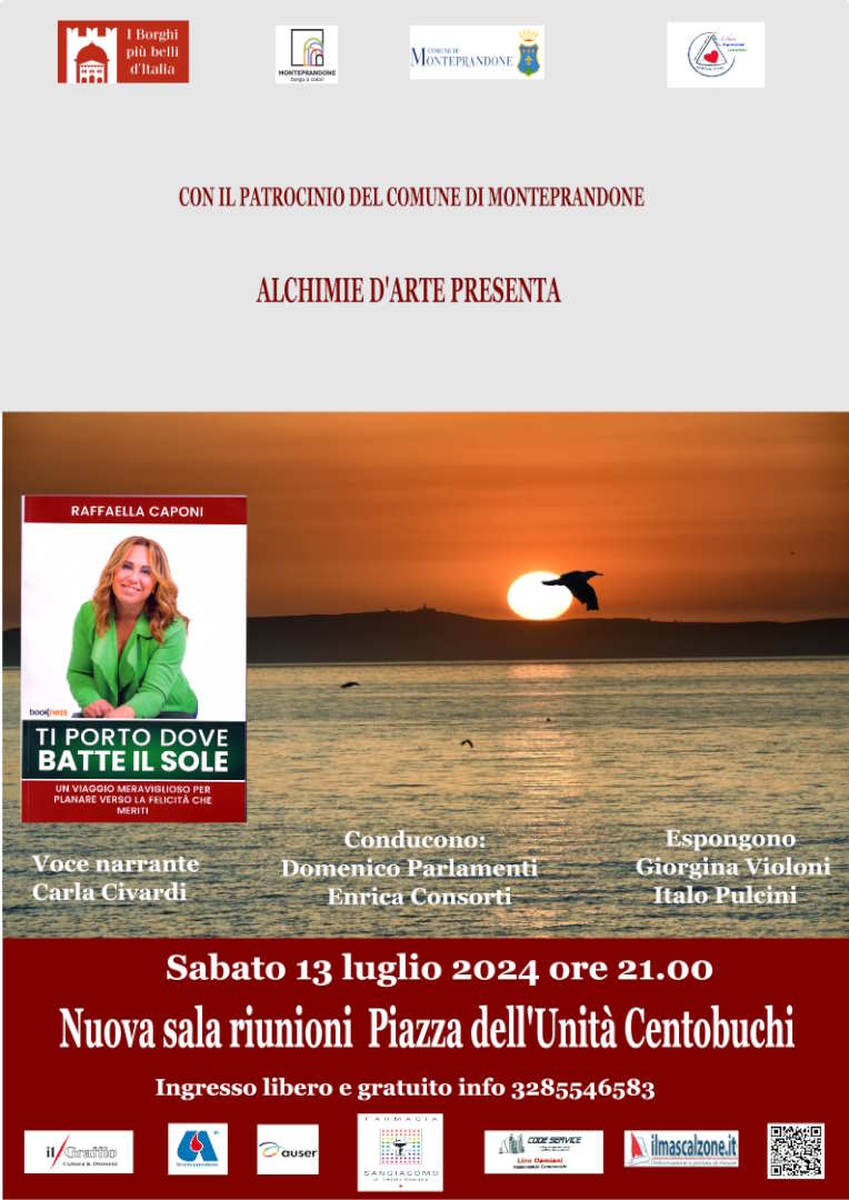 Raffaella Caponi, ‘Ti porto dove batte il sole’