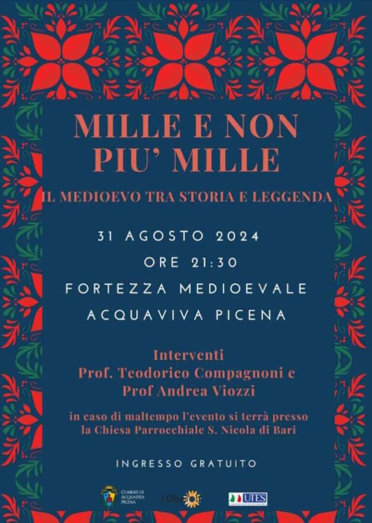 Mille e non più Mille: il Medioevo tra Storia e Leggenda