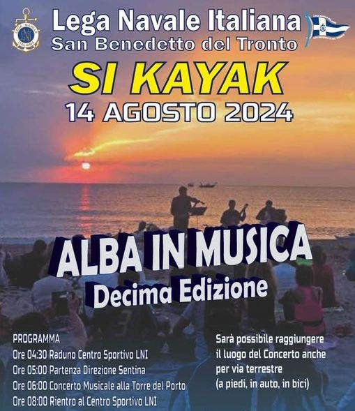 Alba in musica alla Sentina