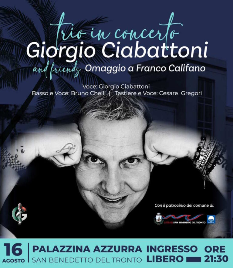 Giorgio Ciabattoni, ‘Omaggio a Franco Califano’ @ Palazzina Azzurra