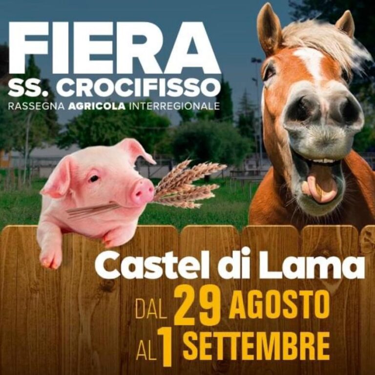 Fiera del SS Crocifisso a Castel di Lama, dal 29 agosto al 1 settembre