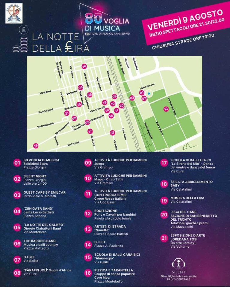 80 Voglia di Musica, Notte della Lira in Città