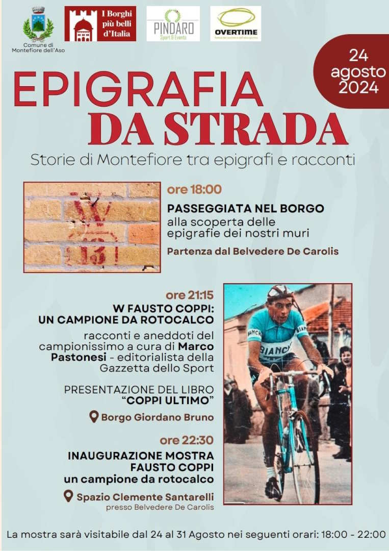 Epigrafe da Strada: storie di Montefiore tra epigrafi e racconti