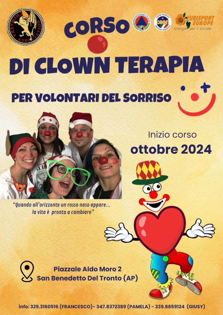 Corso di formazione per clown di corsia in Città