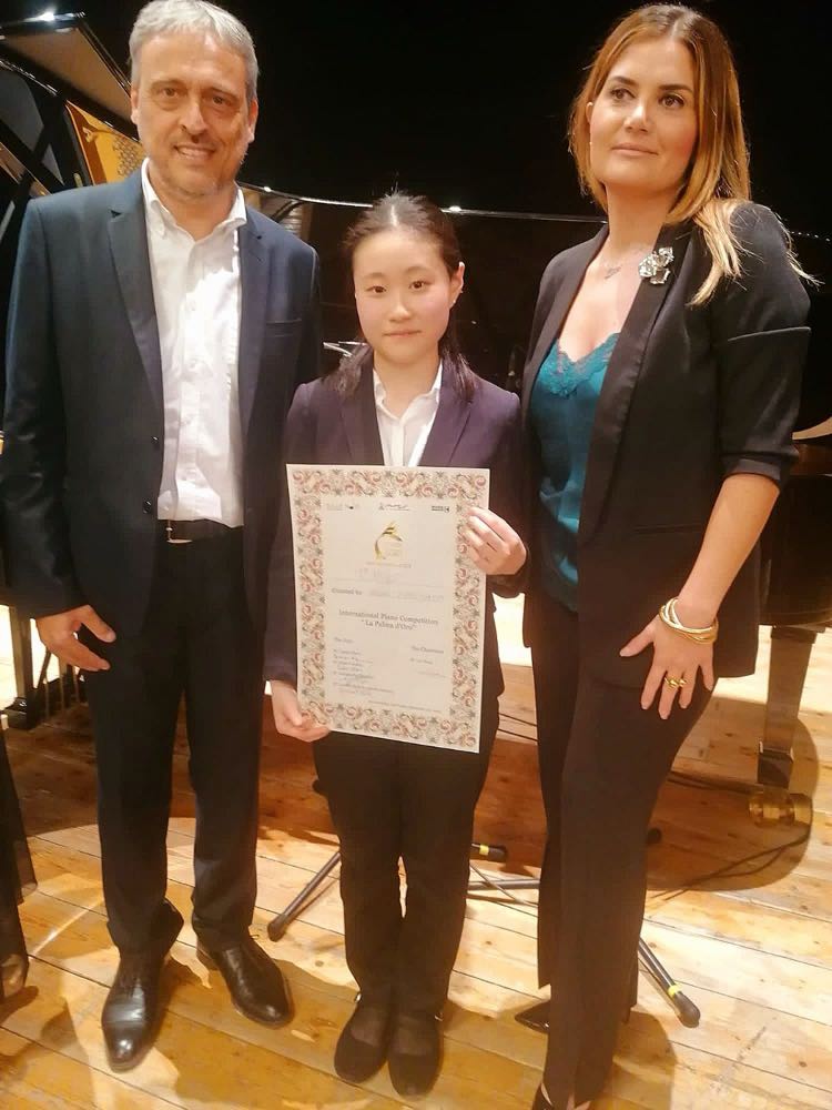 La pianista giapponese Nagino Maruyama vince il Premio La Palma d’oro
