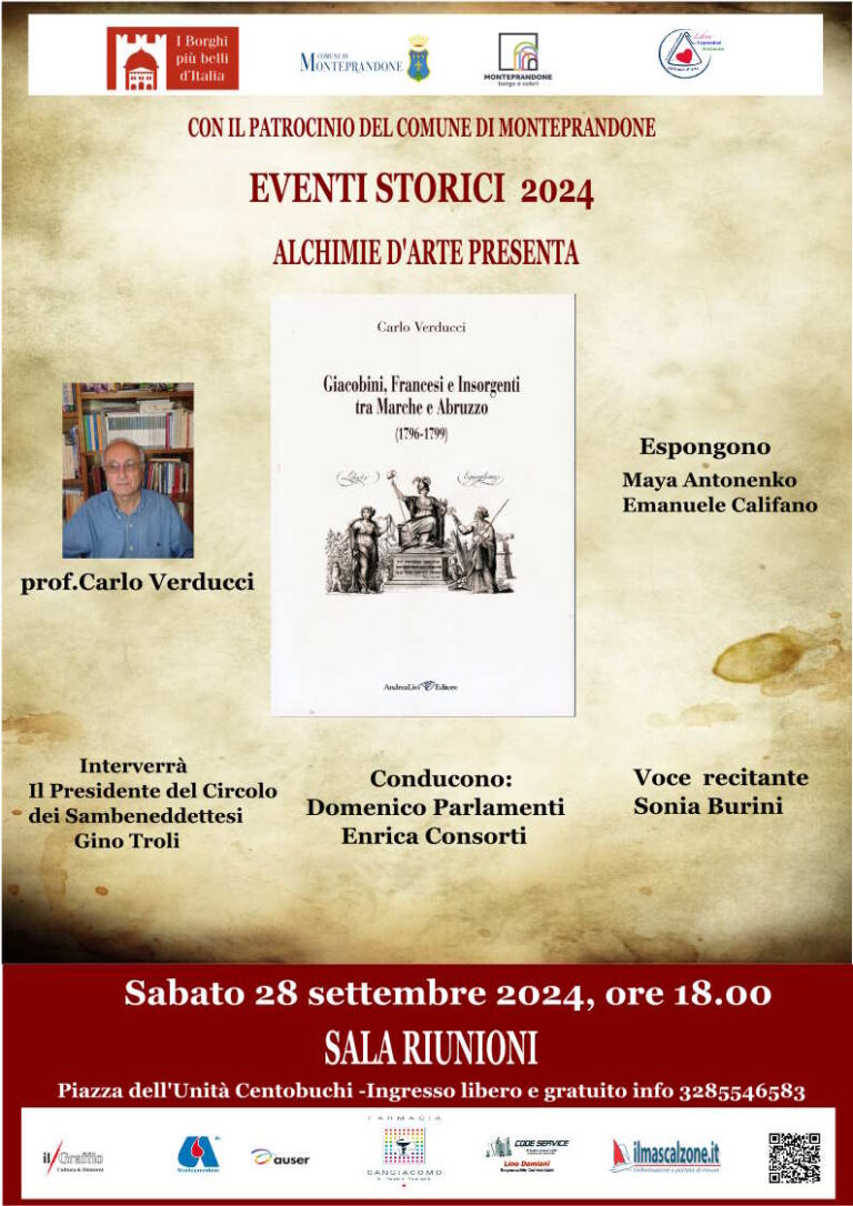 Carlo Verducci, “Giacobini, Francesi e Insorgenti tra Marche e Abruzzo”