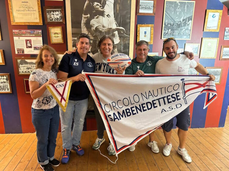 Gemellaggio Circolo Nautico Sambenedettese e Unione Rugby San Benedetto