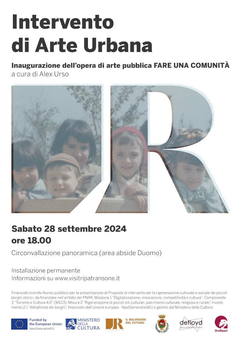 Alex Urso, “Fare una comunità”