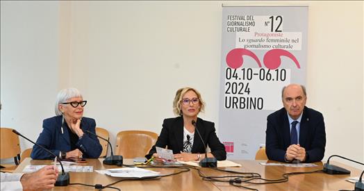 Presentata in Regione la 12a edizione del Festival del Giornalismo culturale di Urbino