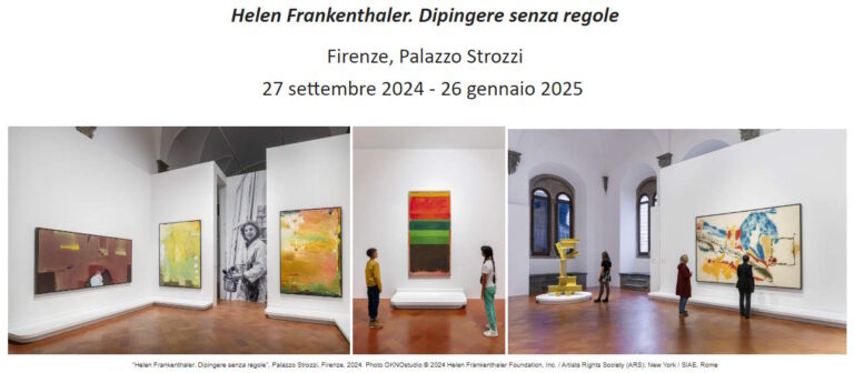Helen Frankenthaler. Dipingere senza regole @ Palazzo Strozzi