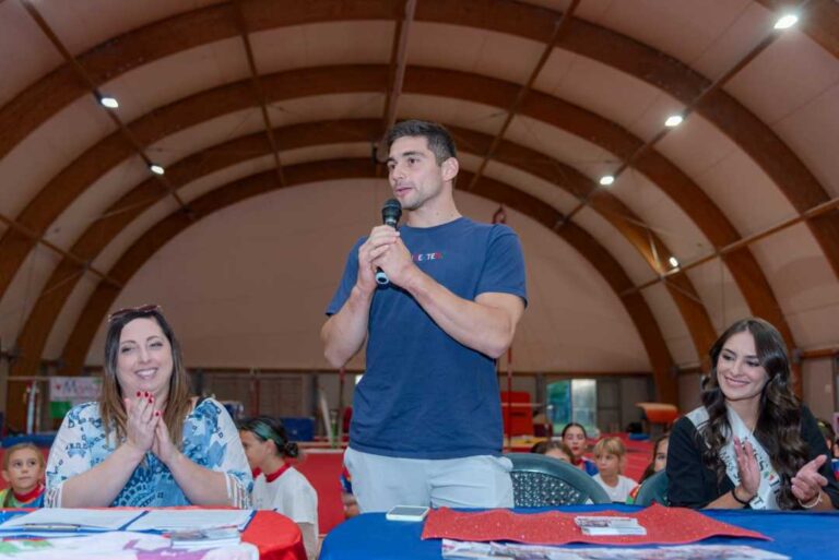 Grande successo della Ginnastica MaMoTi all’Open Day che ha visto come protagonista l’Olimpionico Carlo Macchini