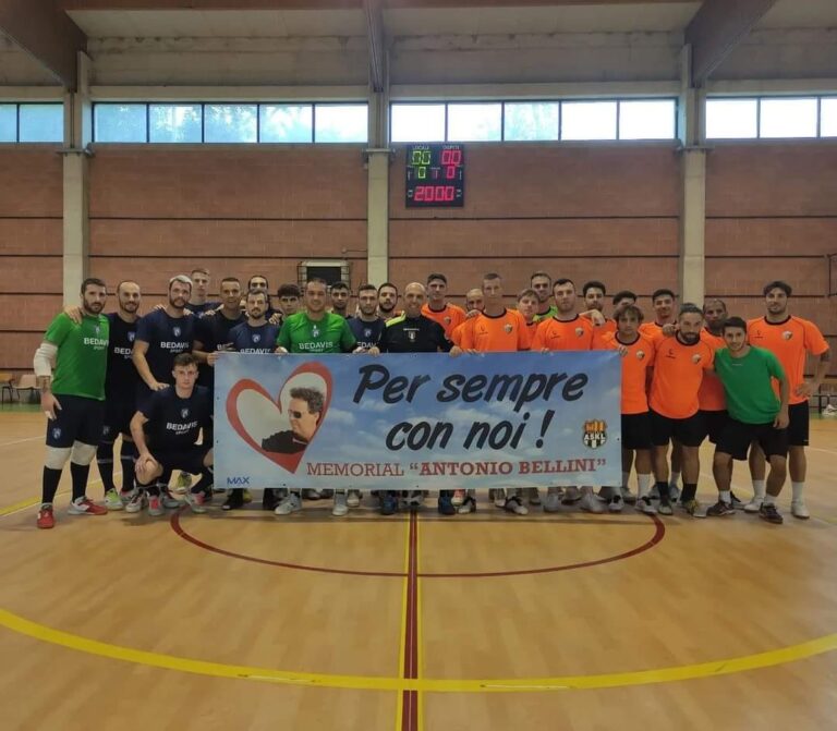Tutto pronto per la settima edizione del Memorial ‘Antonio Bellini’ di calcio a cinque