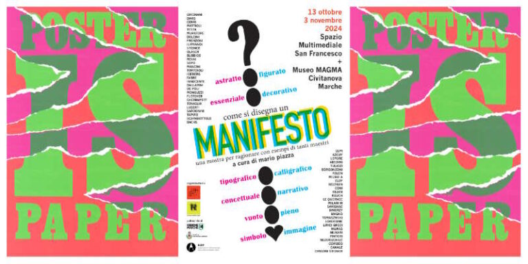 Come si disegna un manifesto? Mostra a cura Mario Piazza