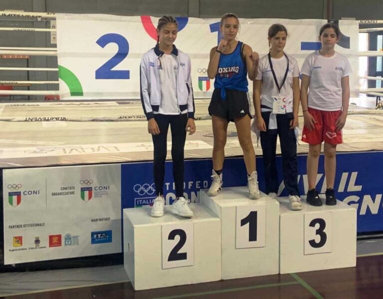 Medaglia d’oro al Trofeo Coni 2024 per la giovane pugile sambenedettese Fabrizia Bucci