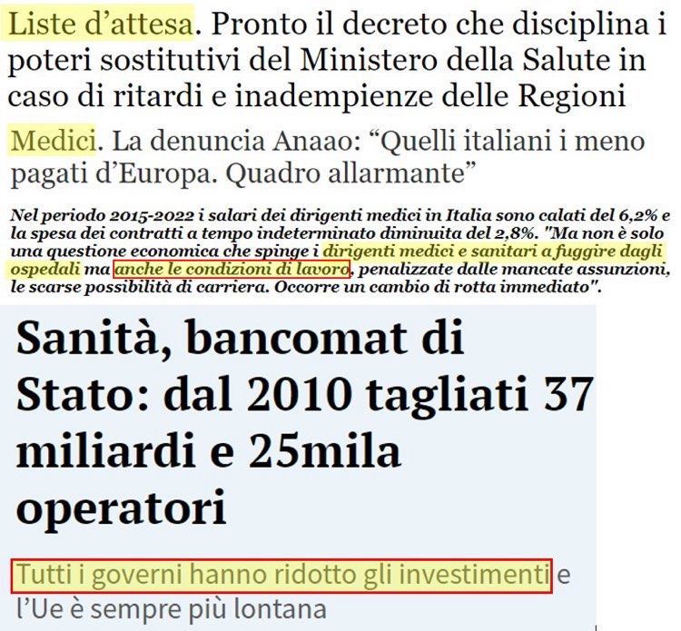 Sanità, ridurre le liste di attesa? Chi resterà negli ambulatori pubblici?