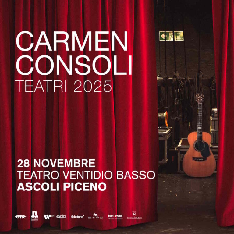 Carmen Consoli al Teatro Ventidio Basso