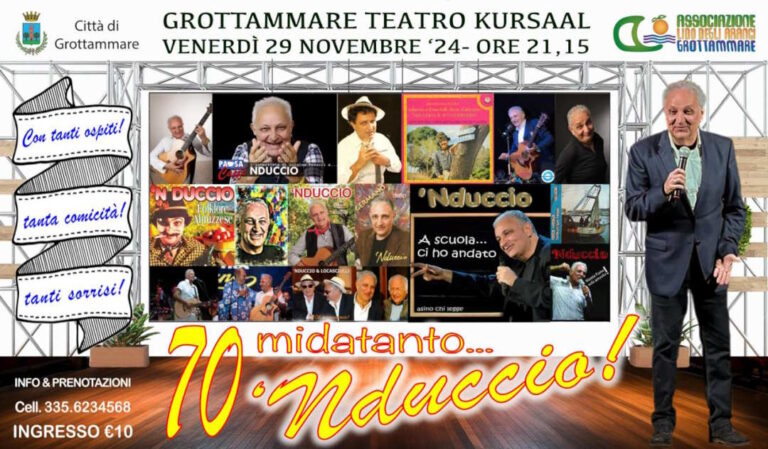 La Lido degli Aranci di Grottammare in un novembre di risate e cultura