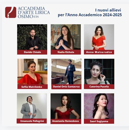 L’ACCADEMIA D’ARTE LIRICA DI OSIMO INIZIA IL 46° ANNO ACCADEMICO