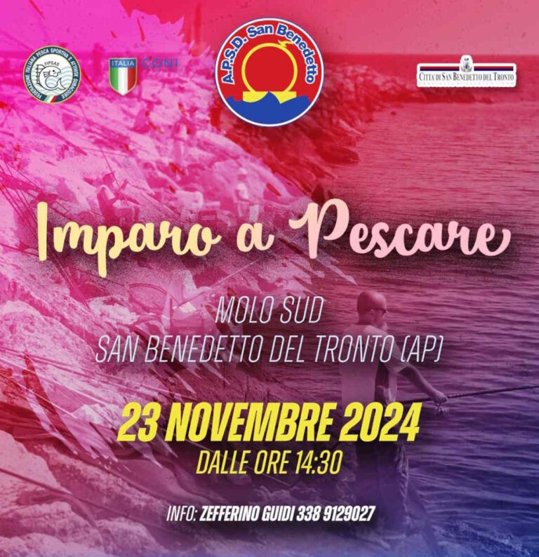 Imparo a pescare al molo sud con l’Apsd San Benedetto