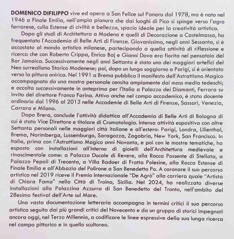 Proposte Opere di Domenico Difilippo, per strenne natalizie