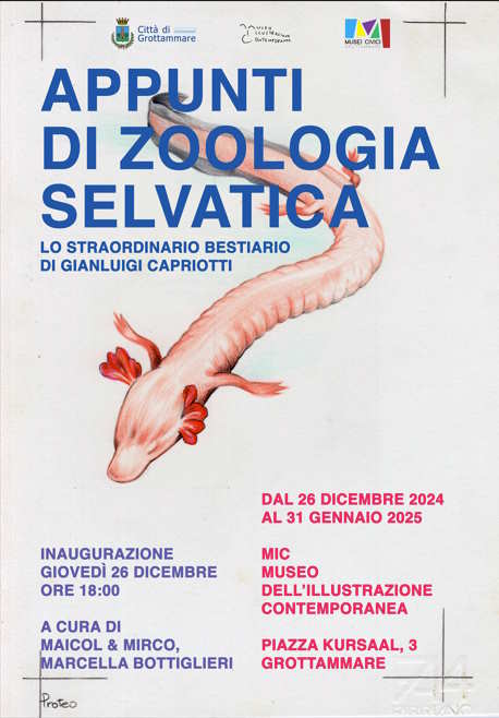 ‘Appunti di Zoologia Selvatica’, lo straordinario Bestiario di Gianluigi Capriotti in mostra