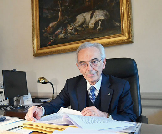 Giovanni Amoroso presidente Corte Costituzionale, le congratulazioni del Rettore