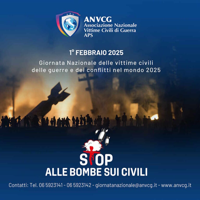 Il Palazzo comunale di Offida si tinge di blu per dire “Stop alle bombe sui civili”
