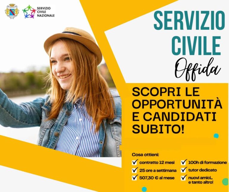 Servizio Civile Universale: un’occasione per i giovani di Offida