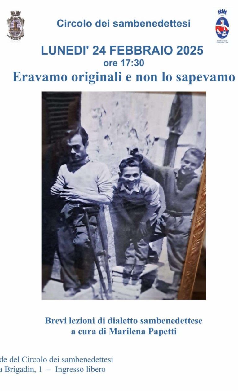 MARILENA PAPETTI: ‘ERAVAMO ORIGINALI E NON LO SAPEVAMO’