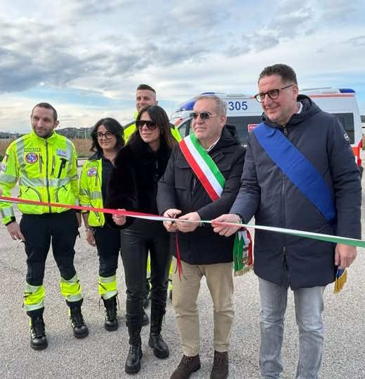 Inaugurata la nuova area per l’atterraggio dell’elisoccorso