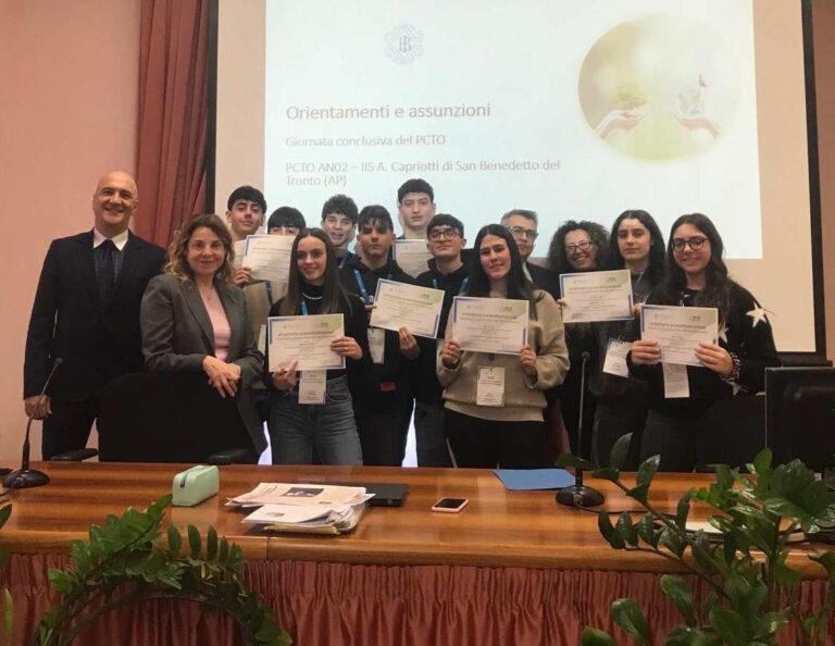 IIS “A. CAPRIOTTI”: GLI ALUNNI PROTAGONISTI DEL PROGETTO “EDUCAZIONE FINANZIARIA ATTRAVERSO I CLASSICI DELLA LETTERATURA”