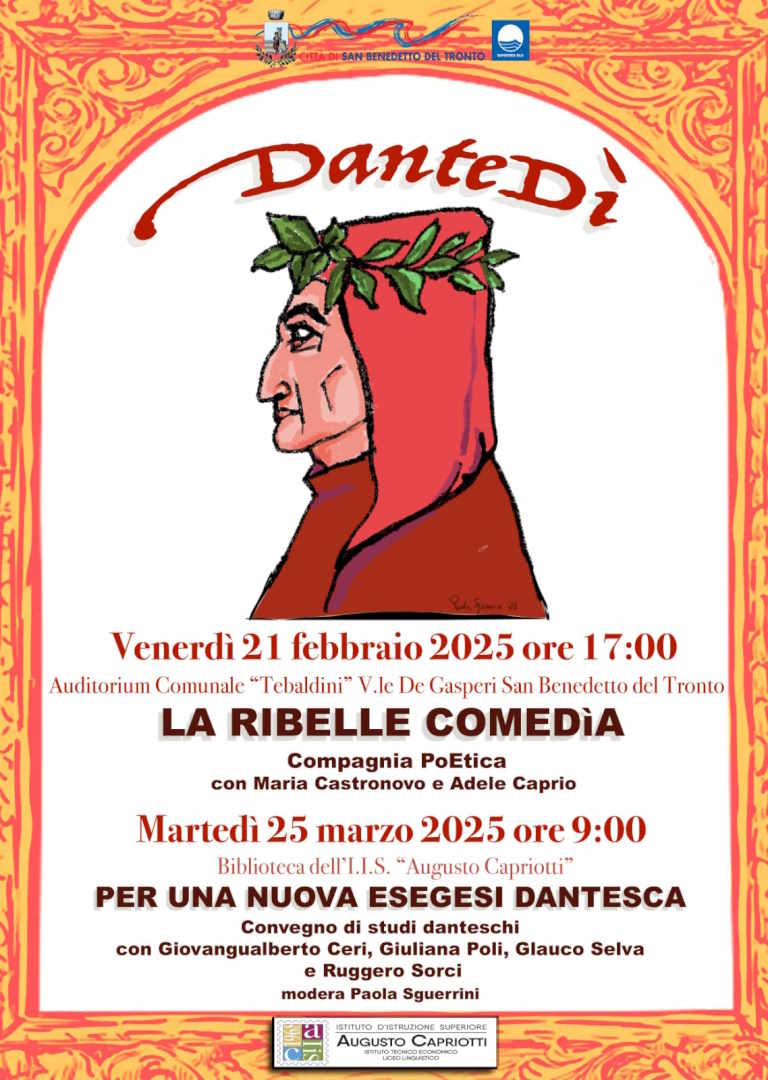 DOPPIO EVENTO DELL’IIS “A. CAPRIOTTI” PER CELEBRARE DANTE E IL DANTEDÌ