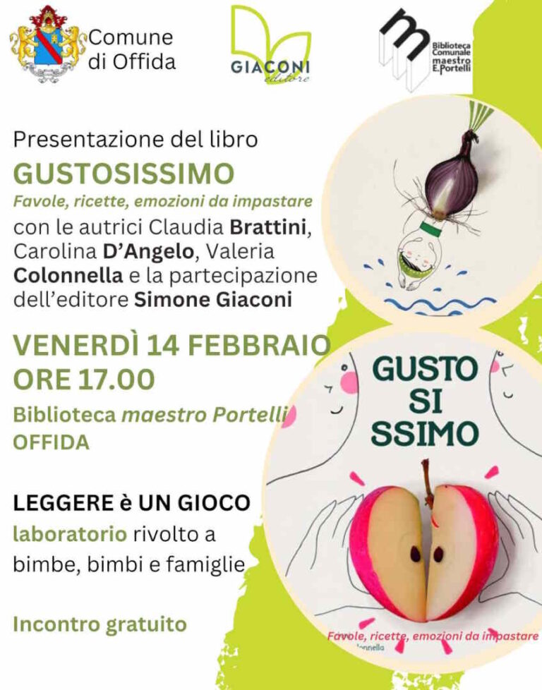 Un pomeriggio tra favole, emozioni e cucina alla Biblioteca Comunale Maestro E. Protelli