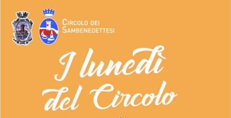 ECCO IL NUOVO PROGRAMMA DEI LUNEDÌ DEL CIRCOLO DAL 10 FEBBRAIO AL 3 MARZO