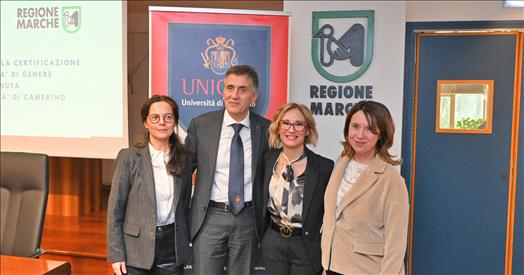 ANCORA SUCCESSI PER UNICAM: OTTENUTA LA CERTIFICAZIONE DI QUALITA’ PER LA PARITA’ DI GENERE