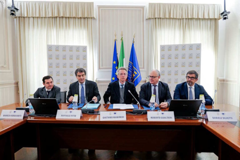 Marco Fioravanti a Roma con il Vicepresidente Esecutivo della Commissione Europea On. Raffaele Fitto