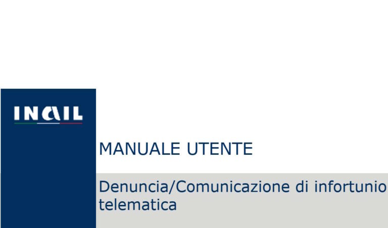 Comunicazione e Denuncia di Infortunio INAIL : dal 16 maggio applicativi aggiornati