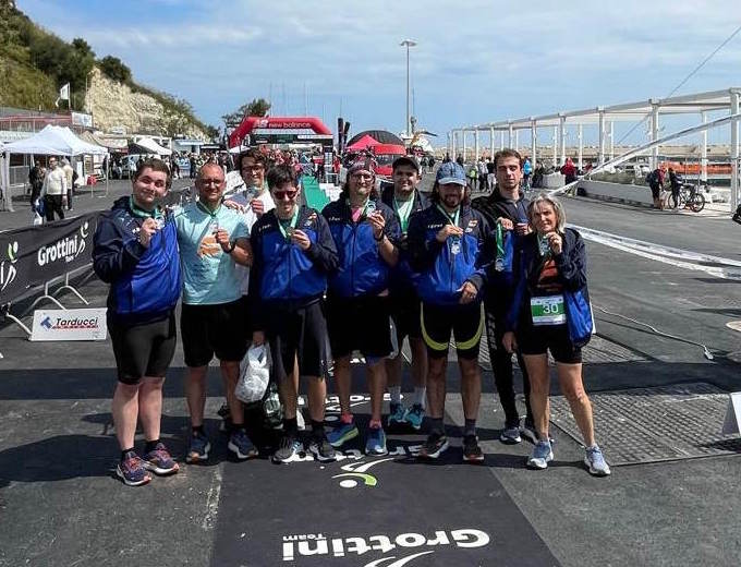 Cinque atleti con autismo alla Conero Running, mezza maratona a Numana