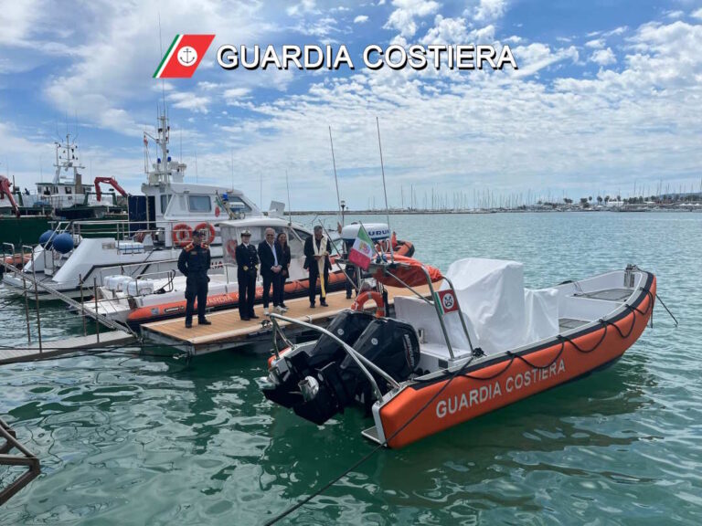 Nuovo mezzo nautico assegnato alla Capitaneria. Più sicurezza nelle acque picene
