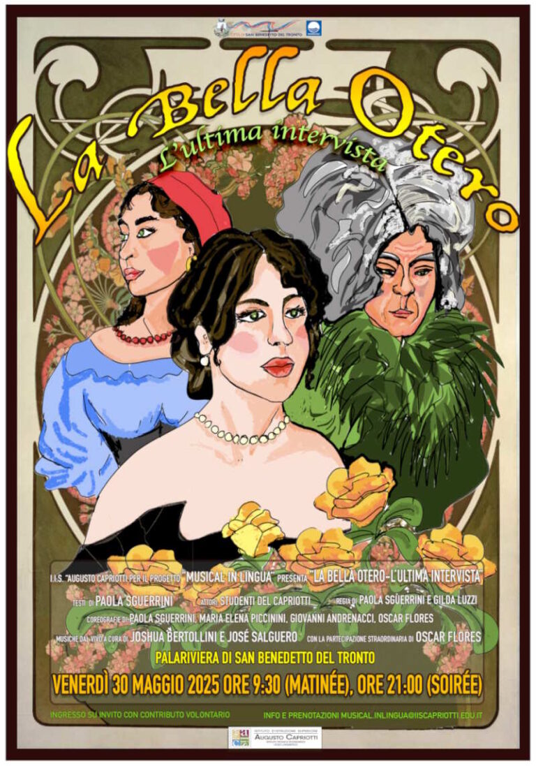 Musical in lingua ‘La bella Otero/L’ultima intervista’: matinée e soirée al PalaRiviera