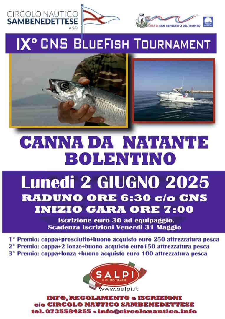 Caccia al pesce azzurro con il Blue Fish Tournament