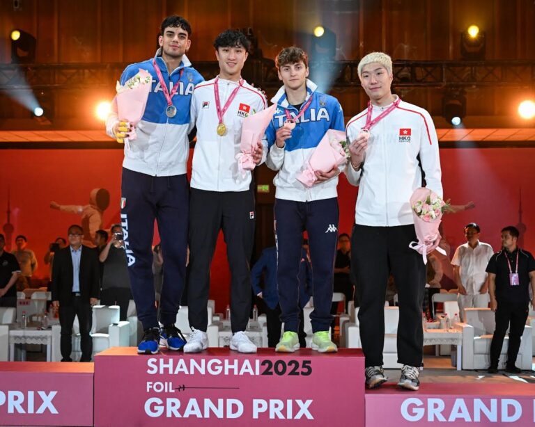 GRAND PRIX DI FIORETTO A SHANGHAI, ARGENTO DI TOMMASO MARINI